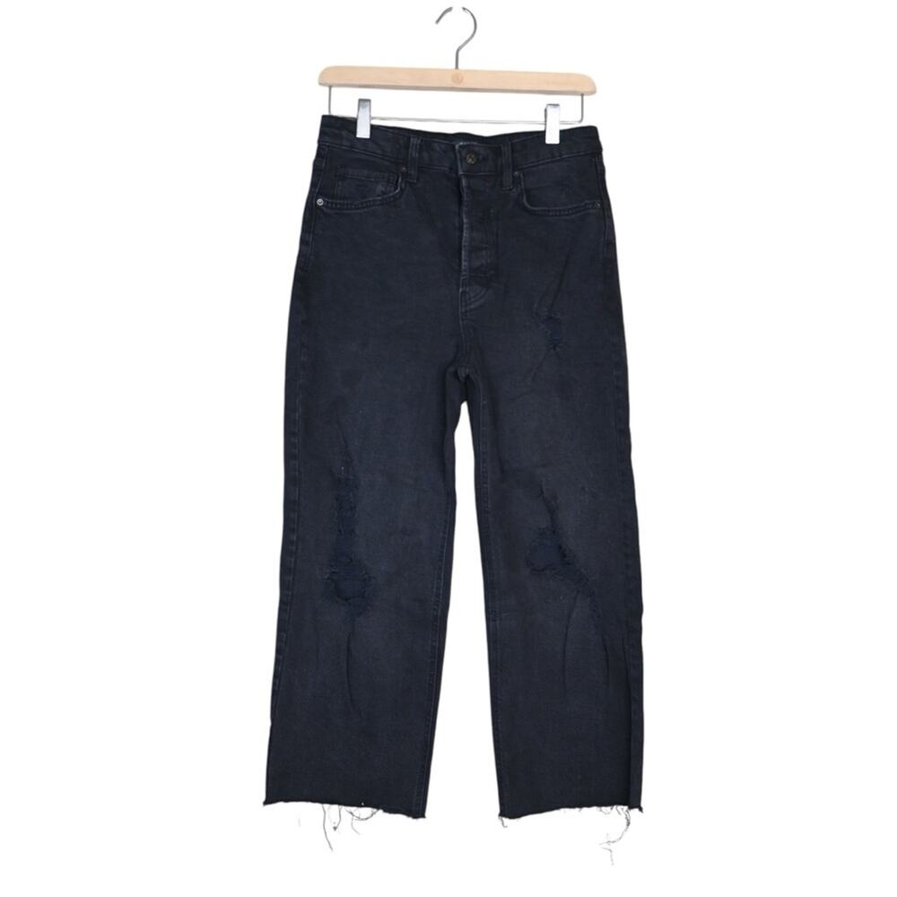 Wild Fable Womens 6 High Rise Straight Crop Jeans